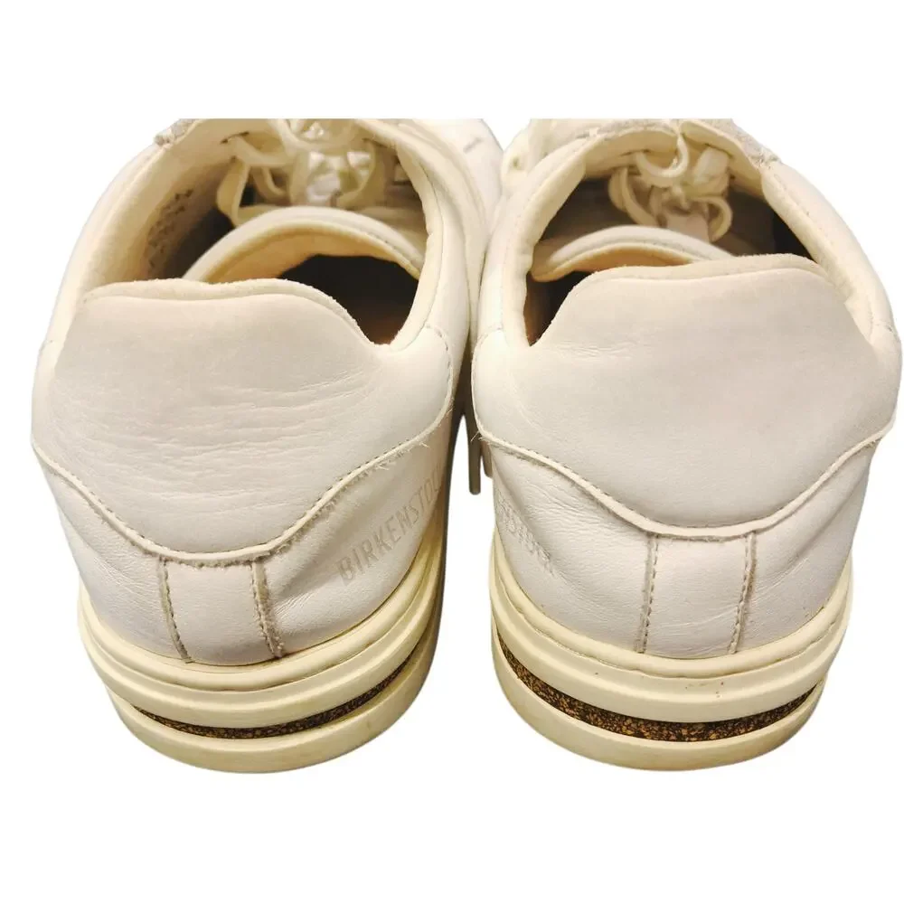 Birkenstock Bend Low White Leather Sneakers Shoes EU 38 US 7-7.5
